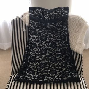 Black House White Market Strapless Lace Dress